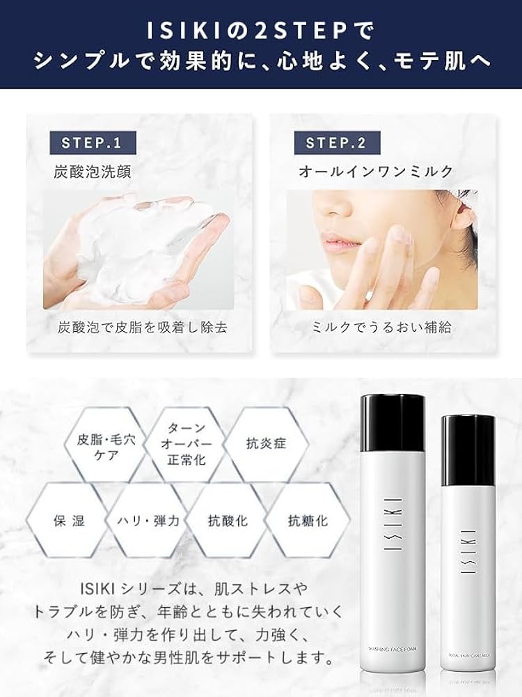 Amazon | 【イシキ】メンズ トータルスキンケアミルク 1本4役
