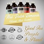 karma organic Unscented Nail Polish Remover, Non-Toxic Nail Treatment Vegan Cruelty-Free) (Unscented) (Unscented +Top/Triple Bas) - Image 5