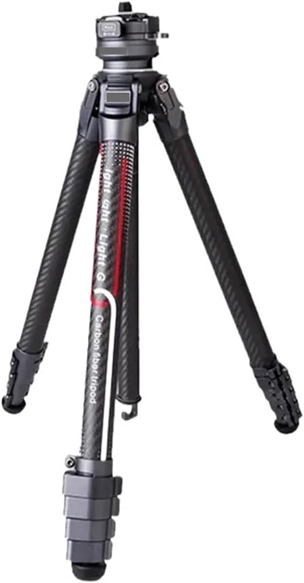 Camera Support Tripod, Zero F38 Y Series Full Carbon Fiber Tripod Lightweight Outdoor Travel Tripods with Quick Release Plate for DSLR Camera,for Taking Photos(Light G Tripod)