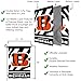 Cincinnati Bengals White Garden Flag and Flagpole Mount