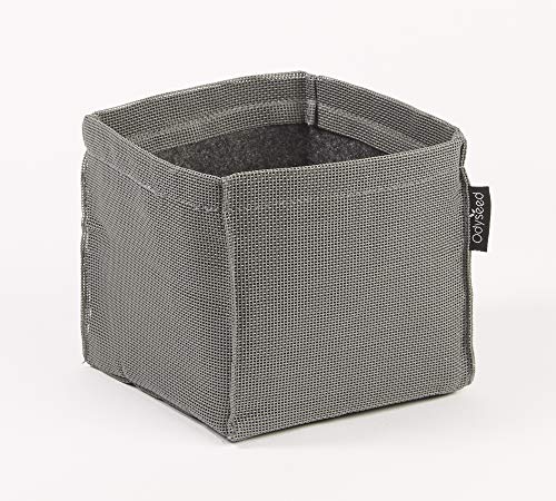 Odyseed - Pots en Batyline - 4L à 40L - Pots de Fleurs - Différentes Coloris - Carré (4L, Anthracite)