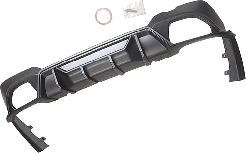 Miniatura 3 de Difusor trasero para BMW Serie 3 G20 M Sport 330i 340i 320i 330e M340i 2019-2022 negro mate ABS parachoques trasero alerón parachoques inferior