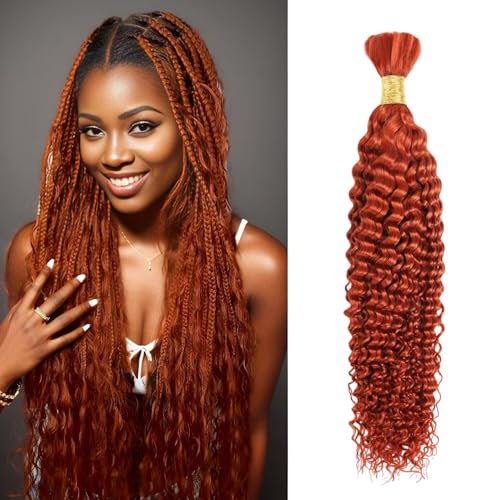Ginger Braiding Hair 1 Bundle 50g 16 Inch Deep Water