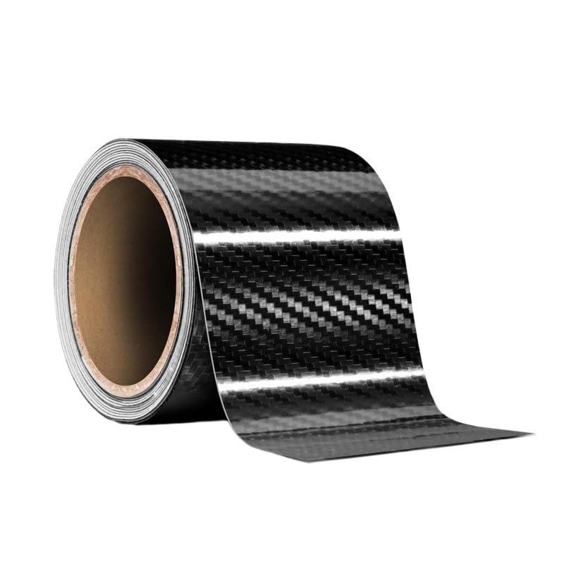 Vinilo para coche anti rasguños con textura de fibra carbono 7D 200cm