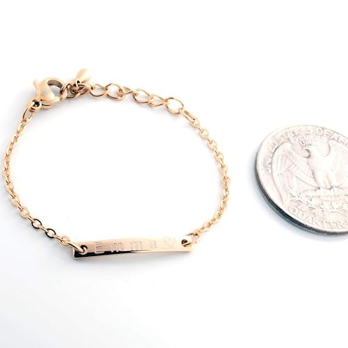 Miniatura 3 de Personalized Baby Name Bracelet Jewelry Gift Custom Baby Bracelets for Infant Girls & Boys, Ideal Christmas Gift for Kids, Elegant Baby Bracelets