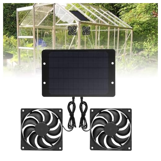 TGKYK Ventilador solar de 12 V, 10 W, 2 unidades, IP65, resistente al agua, funciona con energía solar, ventilador solar para invernadero, cobertizo, caseta, gallinero, cobertizo, ventilación