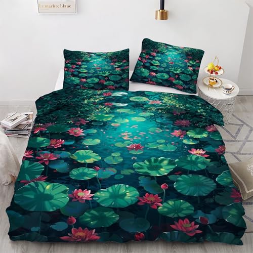 Housse de couette 240x260 en microfibre douce : fini le repassage et le lit défait - 2