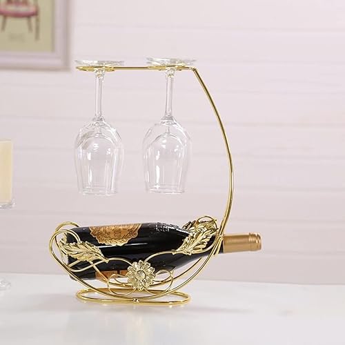 Miniatura 4 de Soporte de metal para copas de vino para encimera, soporte de vidrio alto para encimera de vino, exhibición de bar de cocina, capacidad para 1