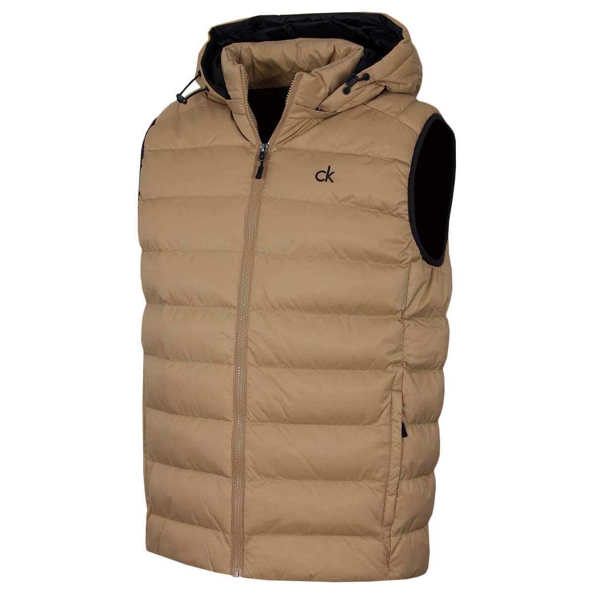 Calvin Klein Mens Lightweight San Gabriel Gilet - Biscuit - XXXXL