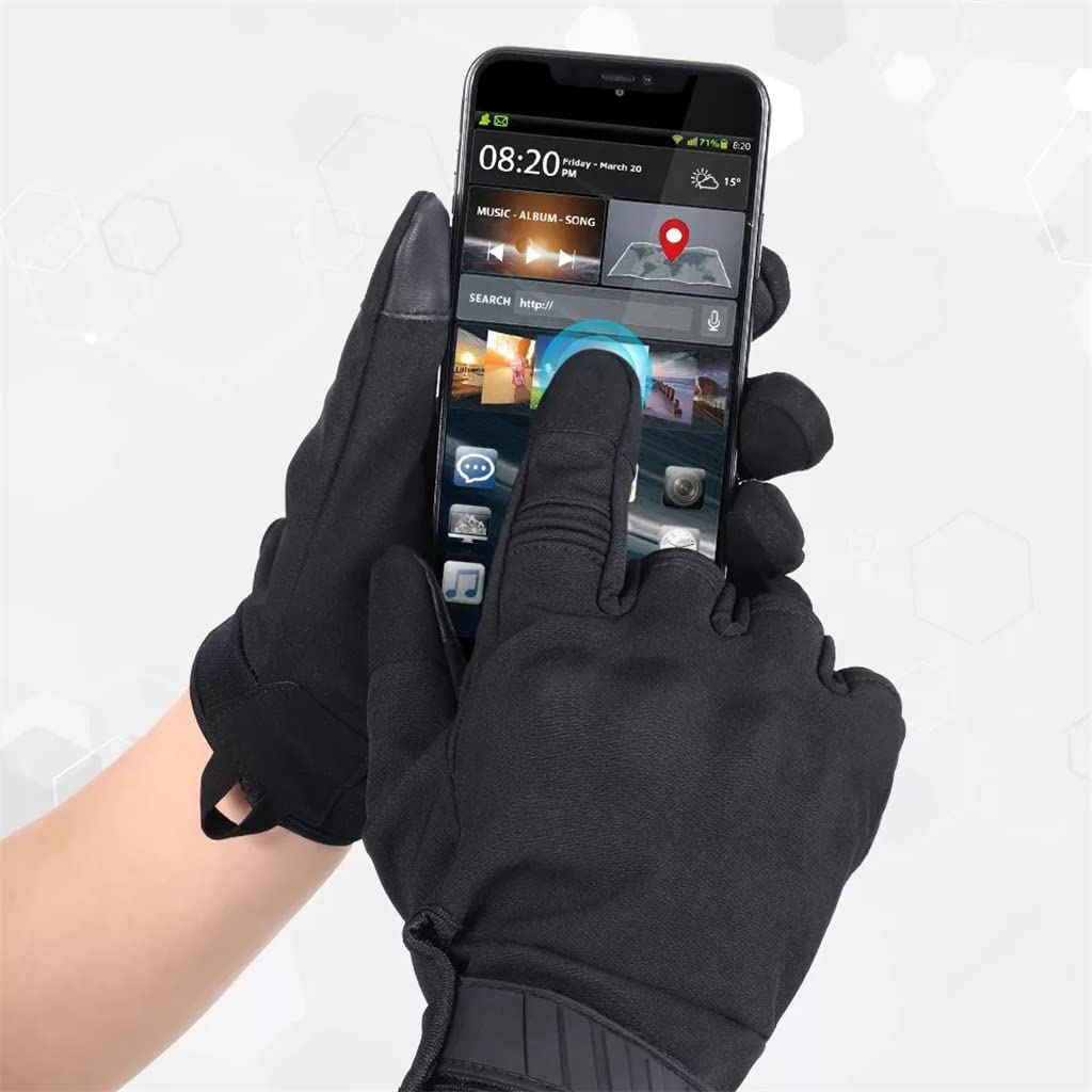 Guanti Touch Screen Caccia Guida Sci Attrezzatura da Lavoro Uomo Donna (Color : B, Size : S Code) (BL Code)