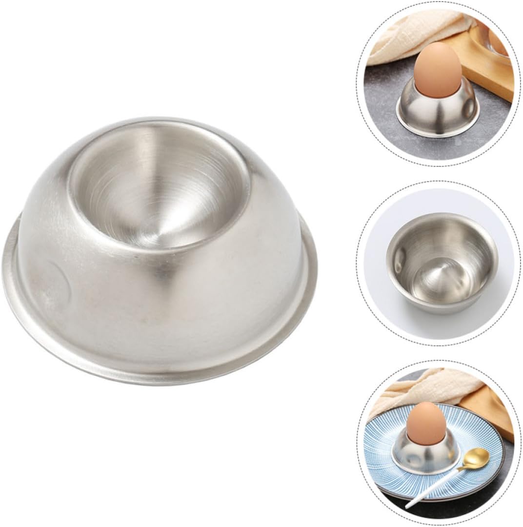 Stainless Steel Egg Cup Holder Stand for Soft-boiled Eggs