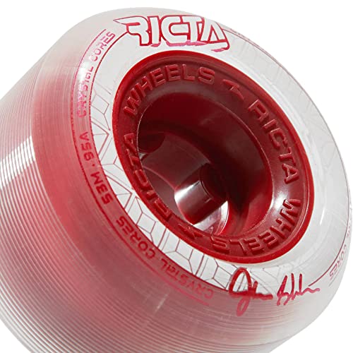 Ricta Rodas de skate Shanahan Crystal Core Clear Metallic Red 53 mm 95a (22222949)