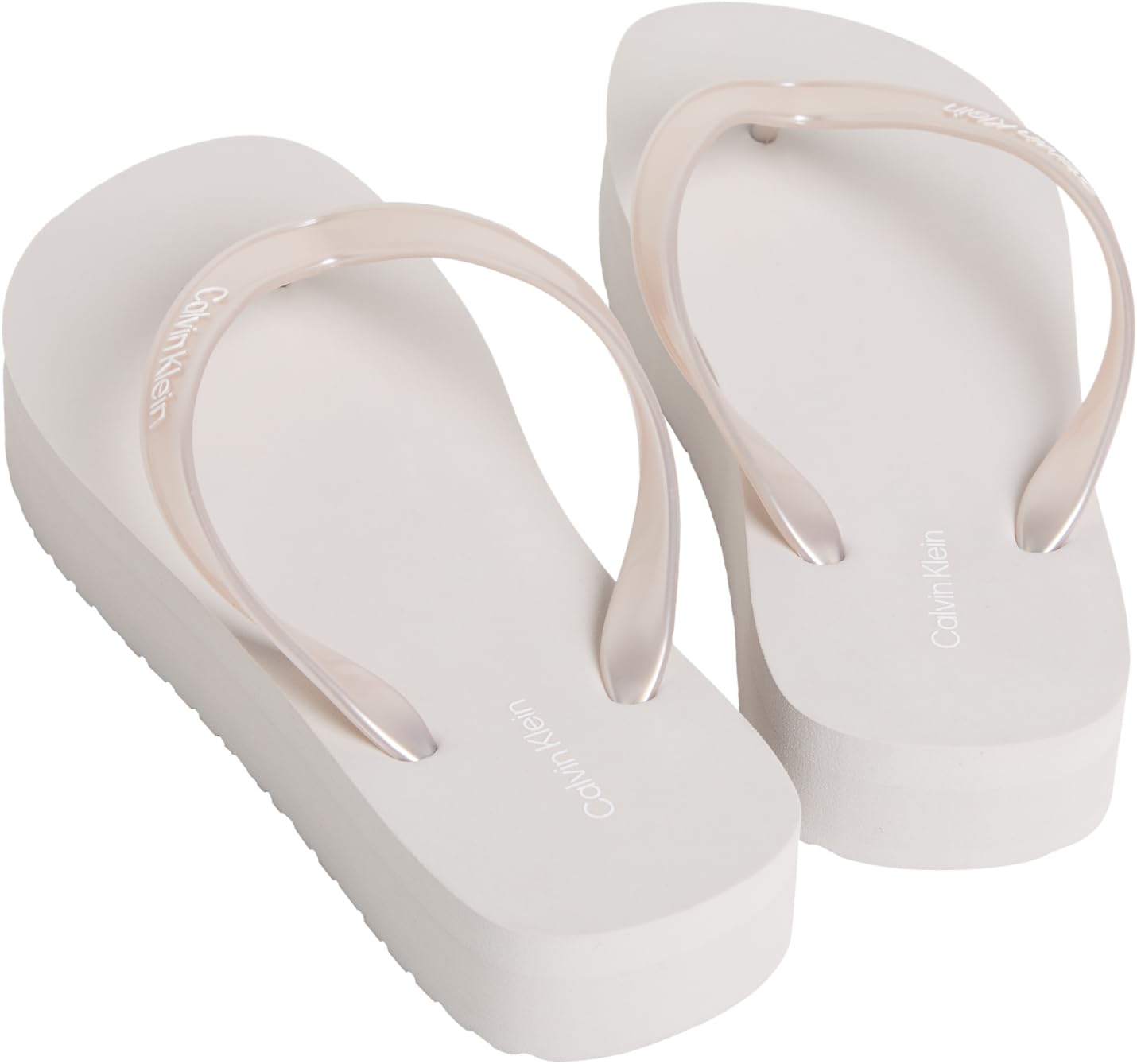 Calvin Klein Flatform Flip Flop Met TPU Hw0hw03120, Chanclas Mujer
