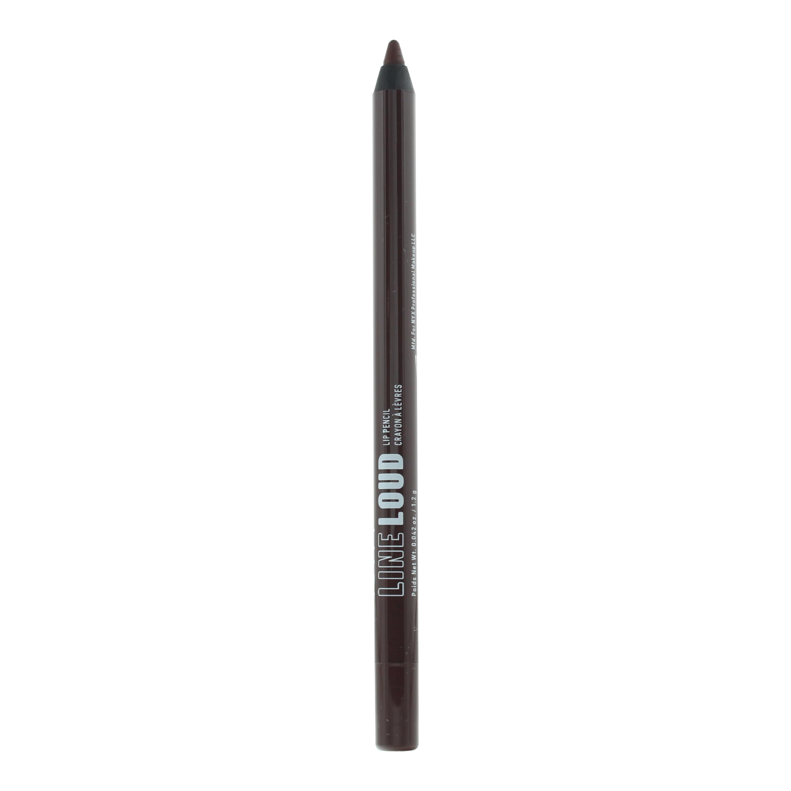 NYX PROFESSIONAL MAKEUPLine Loud Lip Liner, Longwear and Pigmented Lip Pencil with Jojoba Oil & Vitamin E - Rebel Kind (Chocolate Brown)