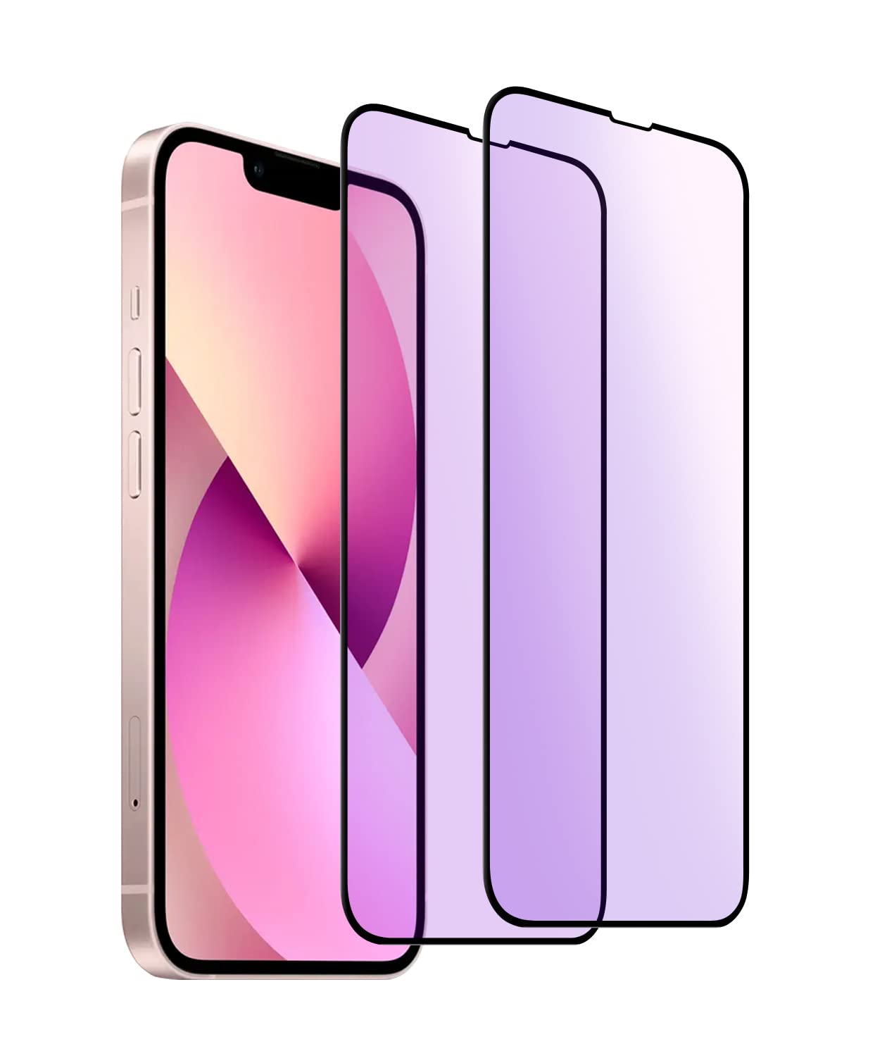 Amazon.co.jp: 【ブルーライトカット】対応 iPhone13 用 ガラス