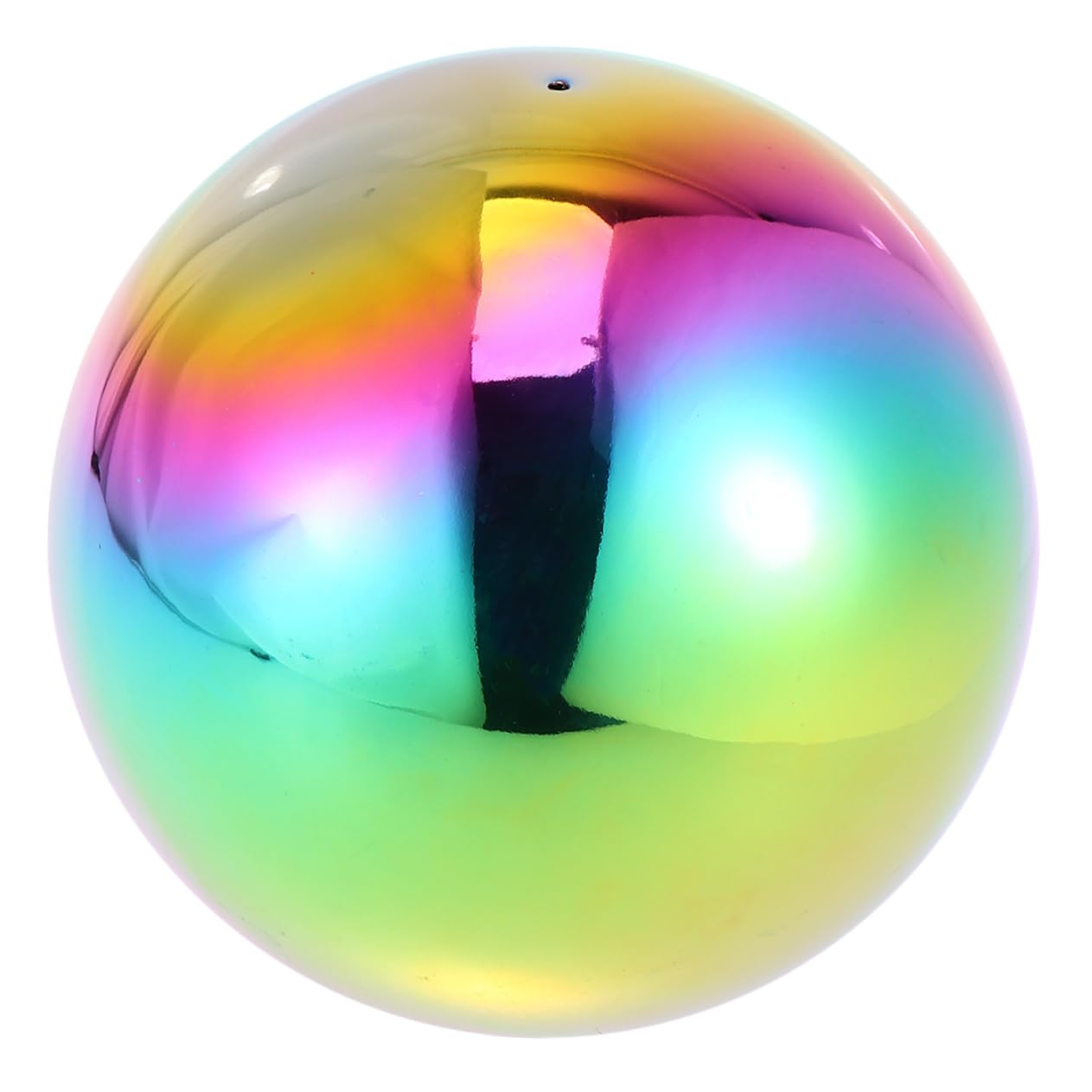 Boule Métallique Ronde Polie Miroir en Acier Inoxydable, 200mm
