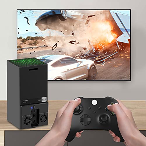 Image of Linkstyle Cooling Fan for Xbox Series X, USB Powered Vertical Cooling Stand Cooling System with Dual Fans and 1 USB Port