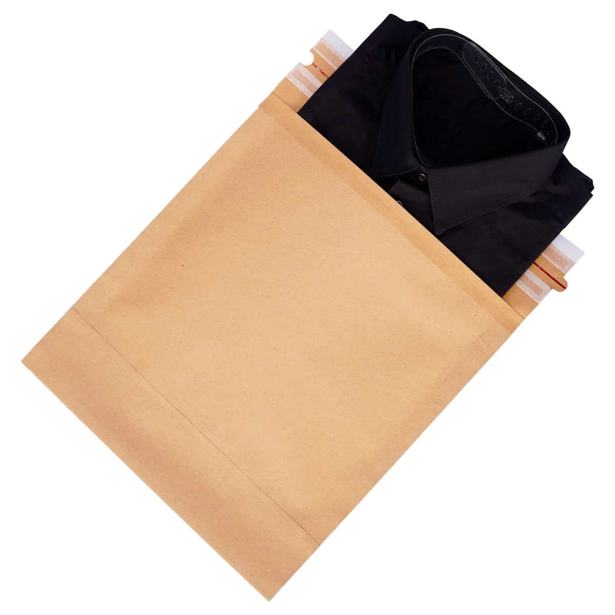 Versandbeutel aus Kraftpapier 120 g/m² wiederverschließbar 42 x 44 cm 50 Stück