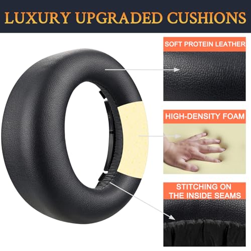 Image of SOULWIT Earpads for Sony Pulse 3D PS5 (Not Fit Pulse Elite) - Black