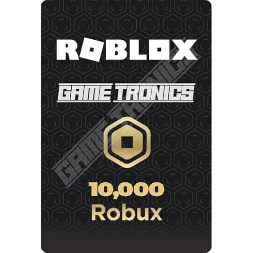 Roblox: 10000 Robux Credit Gift Code [Includes Exclusive Virtual Item ...