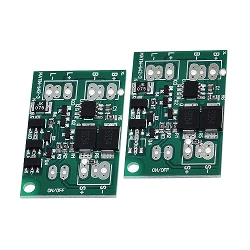 Image of HiLetgo 2pcs Solar Panel Automatic Control Switch 1000mA Solar LED Lamp Control Board Courtyard Garden Lamp Control Switch 3.7V Constant Current Drive Charging Discharging Protection