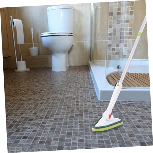 Image of Garneck 2pcs Floor Brush Bathroom Brush Replacement Bathroom Bathtub Tile Scouring Pad Tool Water Set Cloth Frosted