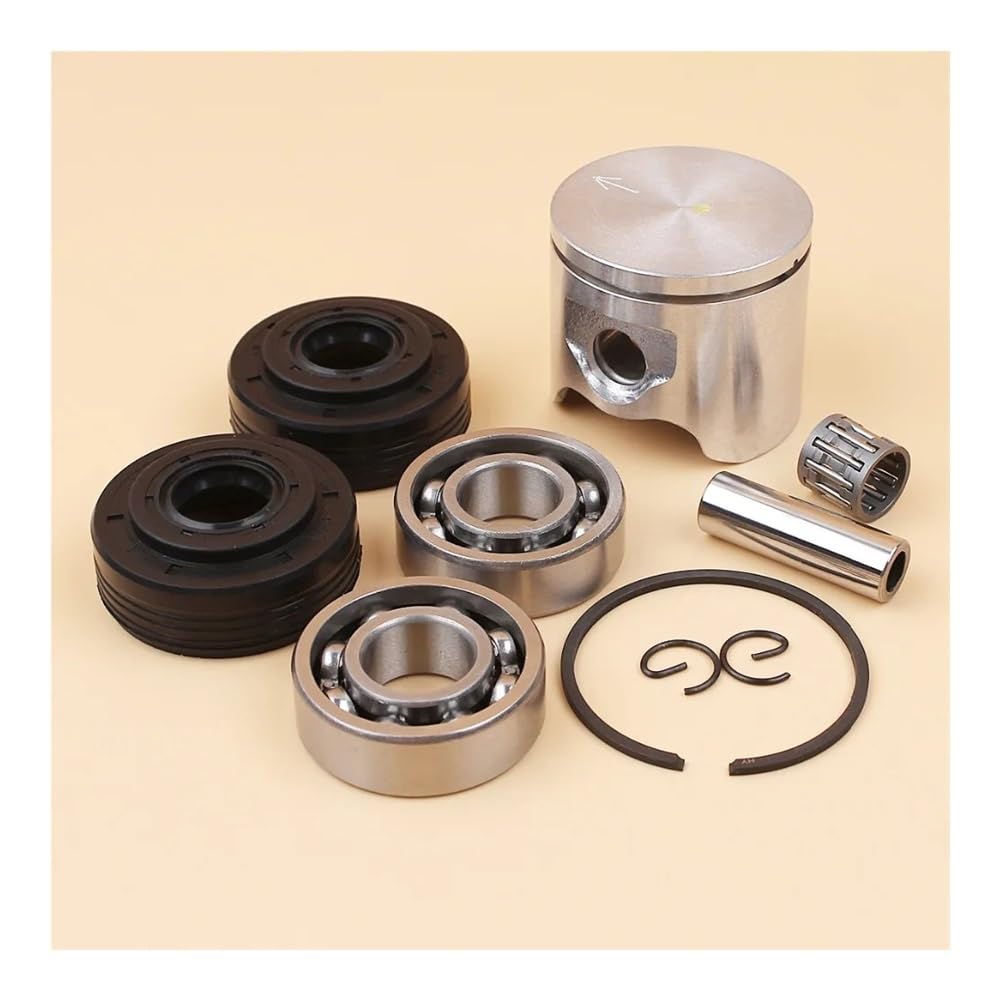 Kit piston 42mm et joint d'huile pour moteur de tronçonneuse 340 et 345