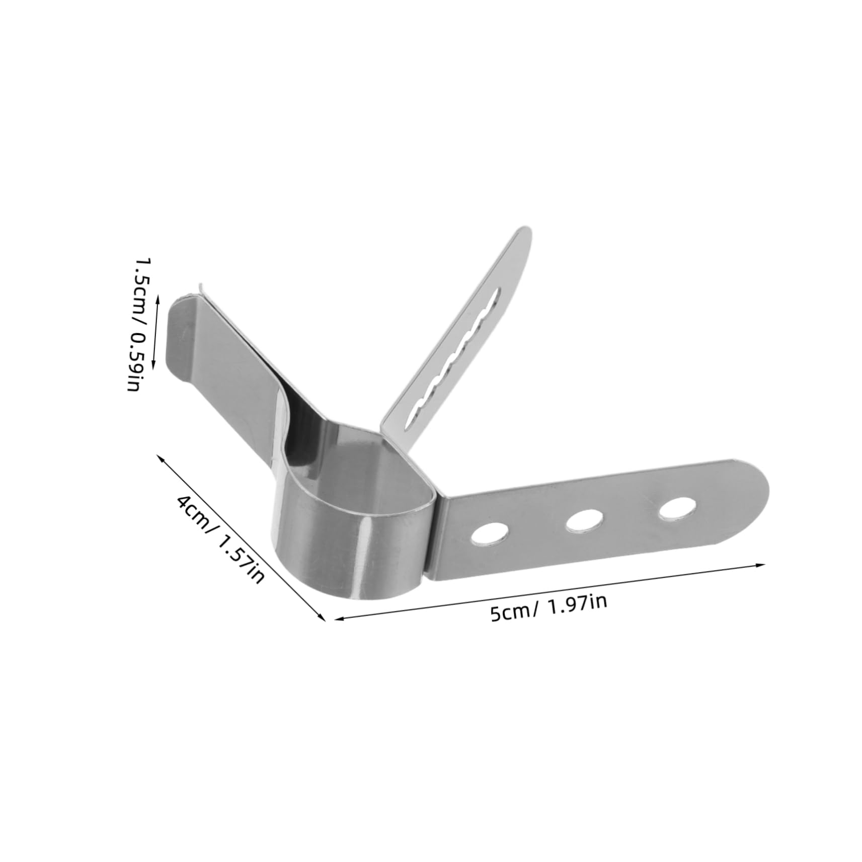 UTHCLO Metal Clips for Thermometer Easy Attachment Stand for Pot Cup Stainless Steel Probe Clip