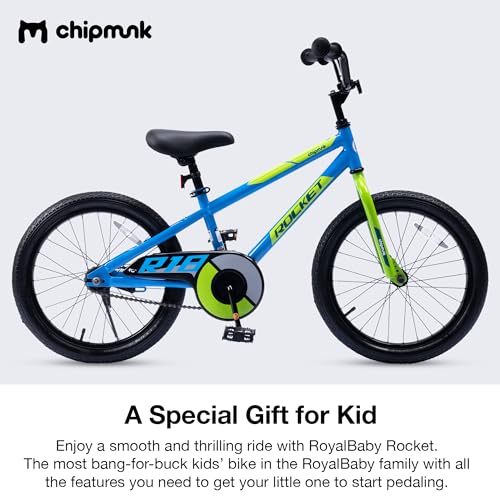 Image of Chipmunk Kids Bike 12 14 16 18 Inch Bicycle with Training Wheels Beginners Boys Girls Ages 3-10 Years Multiple Colors