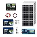 ExpertPower 2.5KWH 12V Solar Power Kit | LiFePO4 12V 100Ah, 400W Mono Solar Panels, 30A MPPT Solar Charge Controller, 3KW Pure Sine Wave Inverter Charger | RV, Trailer, Camper, Marine, Off Grid