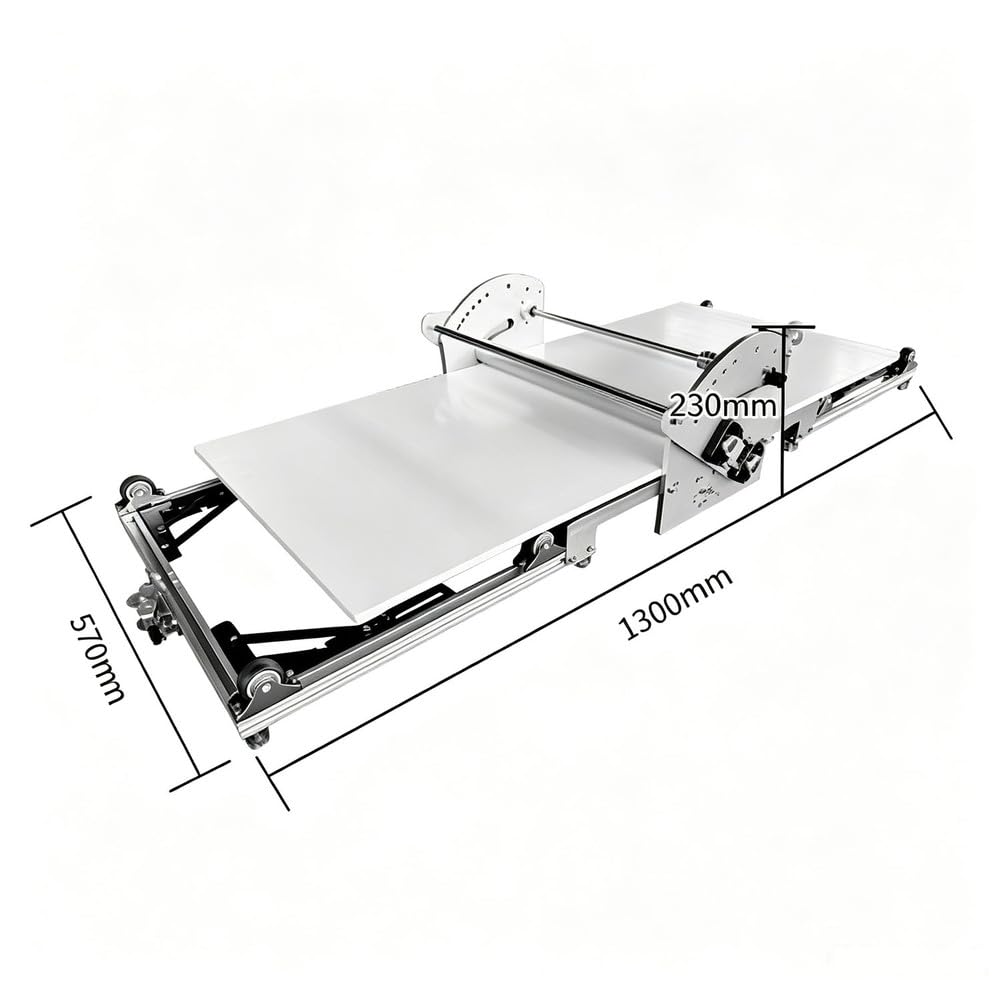 Machine Compacte à Pâte Feuilletée, Laminoir Pliable pour Pâtisserie Danoise