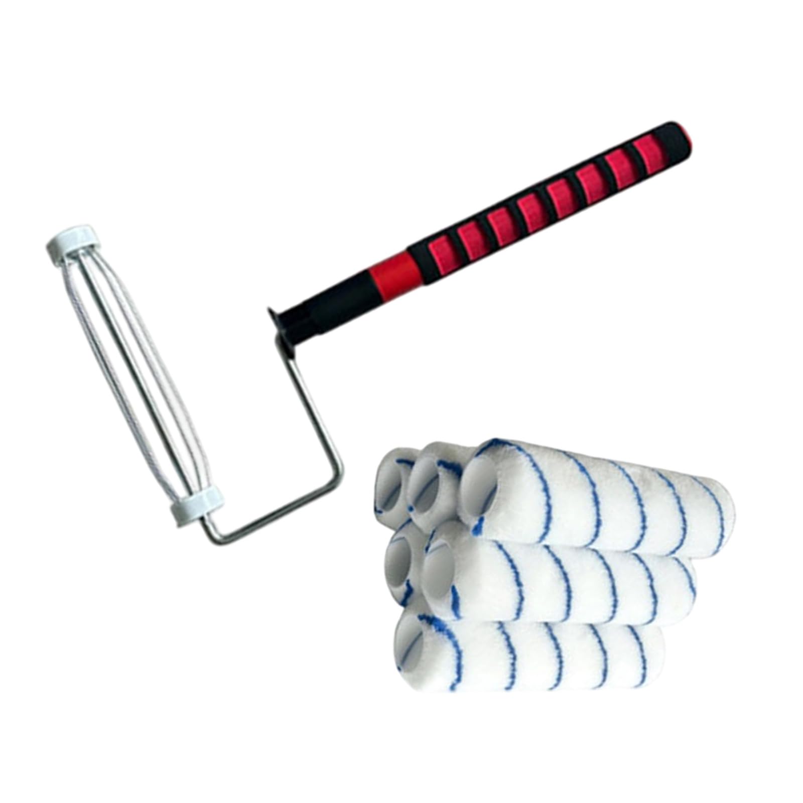 Professional Paint Roller Brush Supplies Wall Home Repair Tools Latex Cover Professional Roller Set