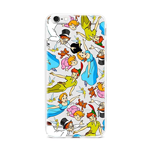 Ert Group Funda para teléfono móvil iPhone 6/6S Original y con Licencia Oficial de Disney con diseño Peter Pan 002 Adaptada a la Forma del teléfono móvil, parcialmente Transparente