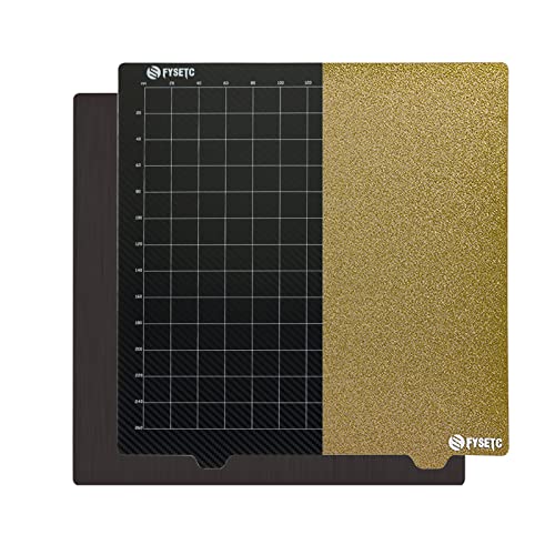 BCZAMD 310x310mm/12.2in 3D Drucker Plattform 2022 Upgrade JanusBPS-PET Bauplatte Powder GD PEI+PET Carbonn Fiberr Spring Stahlblech mit Magnetaufkleber f¨¹r MP Make Pro Sidewinde X1 X2 LK1 LK5 S8 Bed