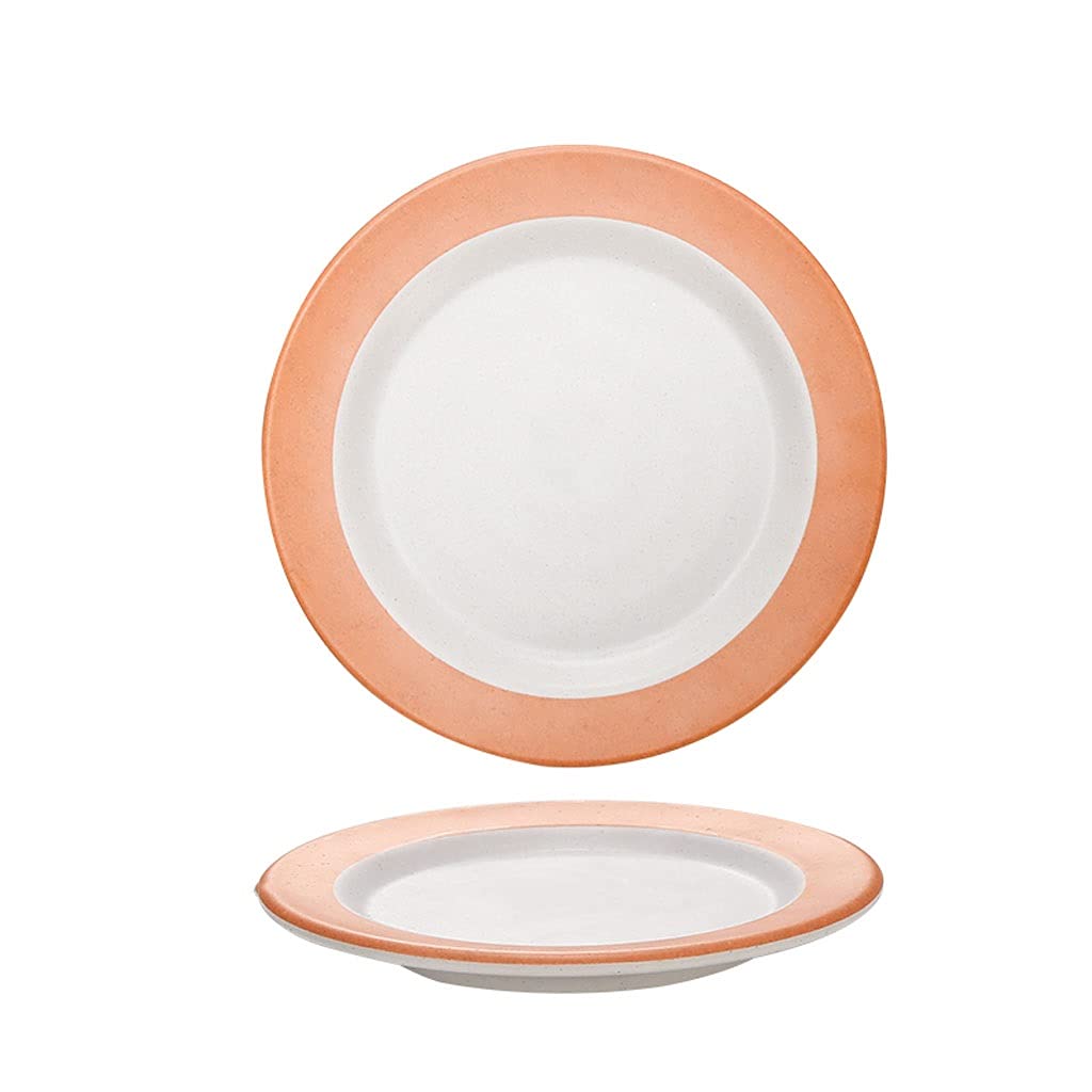 Piatto da Dessert Piatti della cena melaminica 10 pollici rotondi Piatti del dessert rotondi Piatti da picnic for la casa vacanza PARTY RESISTENTE RESISTENTE Piatto da Portata ( Size : 10.20INCH )