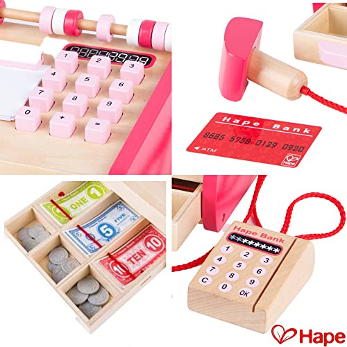 Hape Checkout Wooden Register Pretend & Play Role Play Set With Accessories #TOP1