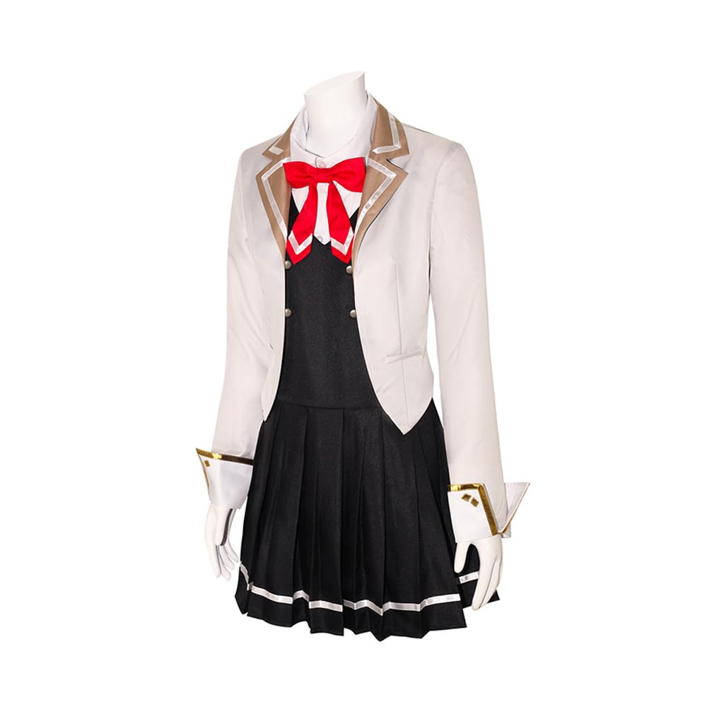 DEXSHUN Alisa Mikhailova Kujou Cosplay kostium Anime Cosplay kostium Alisa Mikhailova Kujou JK mundur spódnica, przebranie, garnitur na Halloween, karnawał, imprezę, ubrania, kompletny zestaw