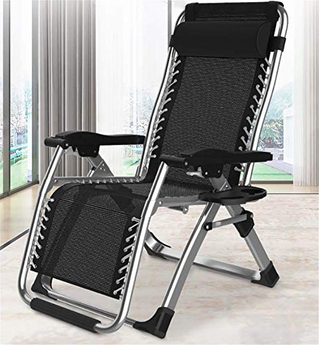 Xzgden Lightweight Folding Reclining Chairs Metal Sun Lounger Garden Patio Beach Home Decking Holiday Lounger Chairs-9 (Color : 1) #TOP2