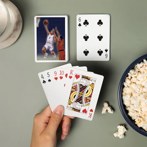 Baraja de póker Basketball Player de 52 cartas miniatura 2