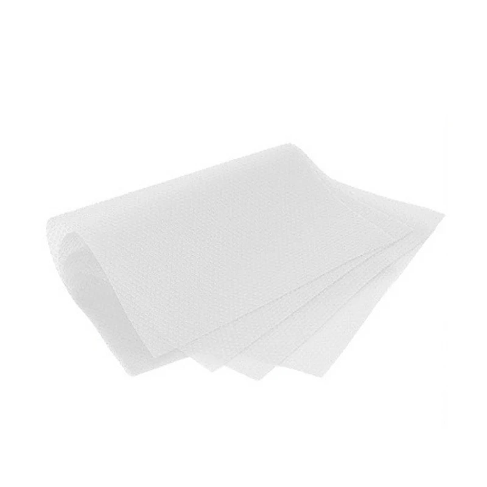 Wajjwi White 4Pcs Eva Waterproof Refrigerator Liner Mat Washable Kitchen Pad Anti-Oil Cabinet Drawer Placemat Heat-Insulat Fridge For Shelves(White)