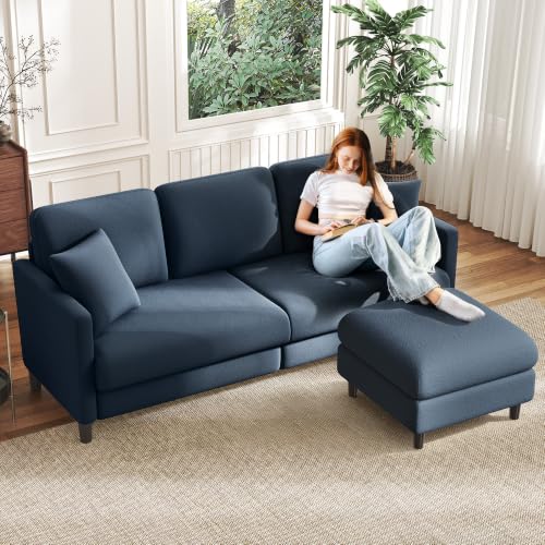 Image of Welzona Couches for Living Room, 83 inchTeddy Sofa Couch, Sofas for Living Room