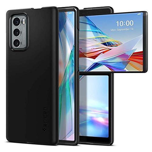 VIESUP for LG Wing Phone Case - Slim Shockproof PC Black Protective Case Cover for LG Wing 5G Phone by VIESUP - Image 3