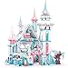 Produktbild NFtop Eispalast Schloss der Prinzessin Modulares Haus Bauset, Princess Schloss Kompatibel mit Lego Disney Schloss - 1314 Teile