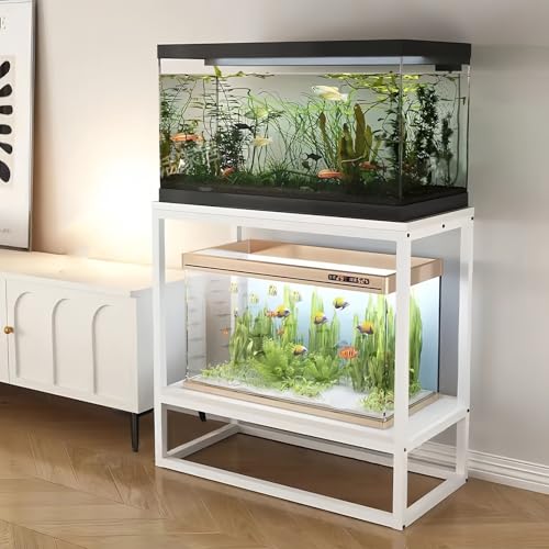 Étagère aquarium 50-74 cm robuste double niveau supportant 300 kg - 6