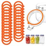25 Stück Silikon Einkochringe - Gummiringe für Einmachgläser...
