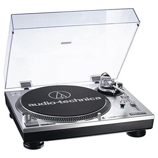 Audio Technica AT-LP120USB HC (silver) - Giradischi professionale completo di testina/puntina
