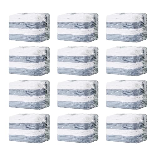 Image of TAILI 12 Pack Vacuum Storage Bags, Jumbo Cube 31x40x15 Inch, Cream