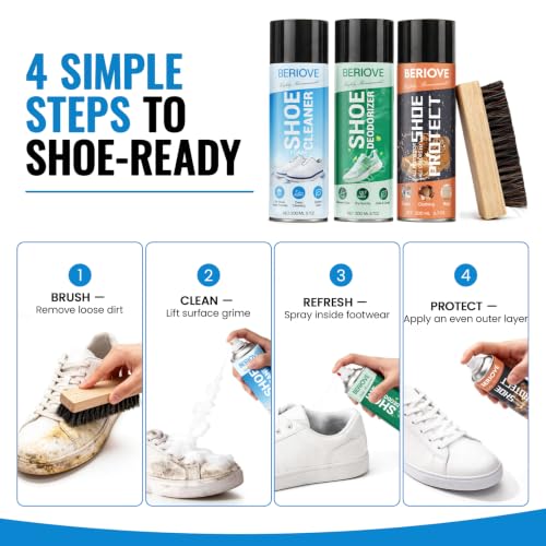 Image of Protect Shoe Protector Spray - 6.7 OZ Waterproofing Spray | Rain & Stain Waterproof Nano Protection for Leather, Suede, Sneaker