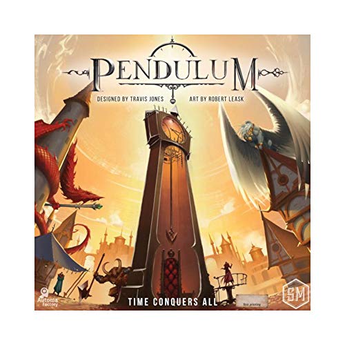 Stonemaier Games Pendulum Board Game - A Worker Placement, Time-Optimization Stonemaier Games For 1-5 Players, Ages 14+ , Yellow #TOP7