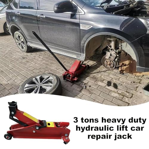 Martinetto idraulico – 3 tonnellate cric idraulico forte | Strumenti per cambiare pneumatici allineare rimorchio moto fuoristrada viaggi agricoltura